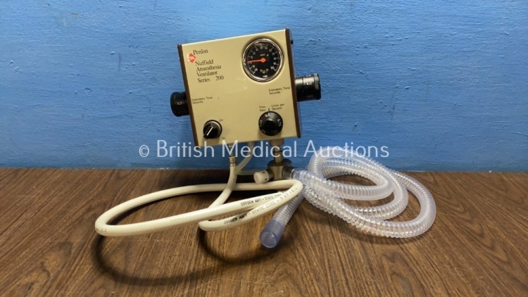 Penlon InterMed Nuffield Anaesthesia Ventilator Series 200 with NV200 Patient Valve and Hoses *NV0996 40*