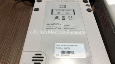 Mixed Lot Including 2 x Respironics BiPAP Synchrony Units with 2 x AC Power Supplies and 2 x Carry Bags (Both Power Up) 2 x APC 500 Back-UPS Units (Both Power Up) 1 x Urodyn+ Ref UD2A1001-UK Urine Flowmeter (Untested Due to No Power Supply) *01335 / BB040 - 5