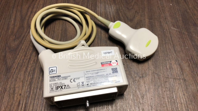 Toshiba Model PVT-375BT Convex Array Transducer / Probe *Mfd 2011* *FSA1172372*