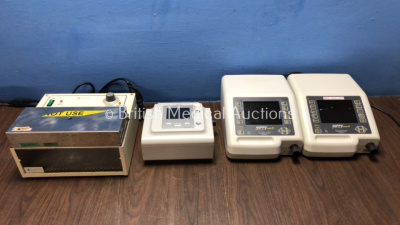 2 x B&D Electrosurgical Nippy Junior + Ventilators (Both No Power) 1 x Philips Respironics BiPAP A40 Unit Software Version 3.6 with AC Power Charger (Powers Up with Alarm and Faulty Screen) 1 x Lamb Model E28.5 Section Driver (Powers Up) *2-285-0685 / V21