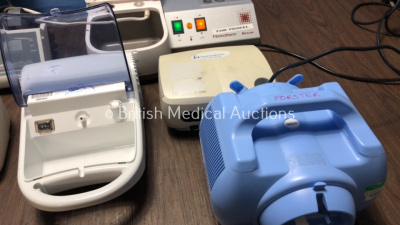 Mixed Lot Including 1 x Graseby 3100 Syringe Pump (Powers Up) 1 x Microlife BP Meter (Powers Up) 1 x Omron M6ACME BP Meter (Powers Up) 1 x Delphinus F - 4