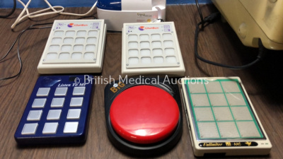 Mixed Lot Including 2 x Saltillo Chat Box Units with 2 x AC Power Supplies (Both Power Up) 1 x MicroLab Spirometer (No Power) 1 x Listen To Me Sound B - 2