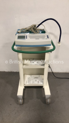 Welch Allyn CP20 ECG Machine on Stand with 10 Lead ECG Leads (Powers Up) *S/N 103455607163*