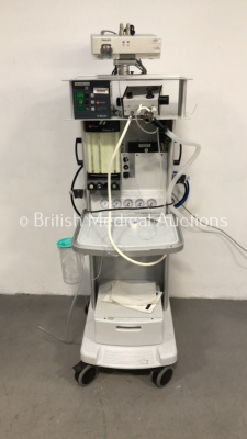 InterMed Penlon Prima SP Induction Anaesthesia Machine with Philips IntelliVue G5 M1019A Gas Module with Water Trap, InterMed Penlon Nuffield Anaesthesia Ventilator Series 200 and Hoses (Powers Up) *S/N SP070126*