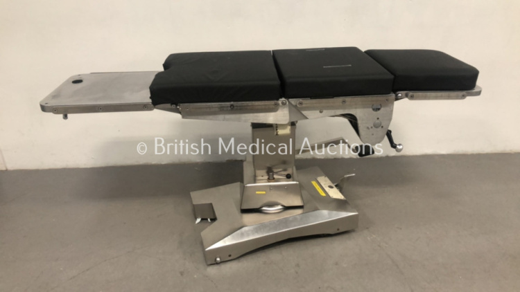 Eschmann Manual Operating Table with Cushions (Hydraulics Tested Working - Missing 1 x Cushion)