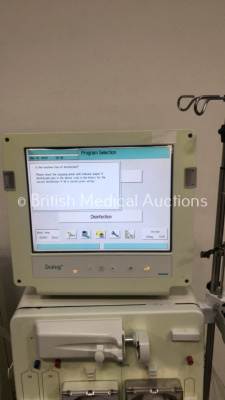 2 x B.Braun Dialog + Dialysis Machines Software Version 8.28 Running Hours 51458 / 42460 (Both Power Up) * SN 28191 / 91720 * - 2