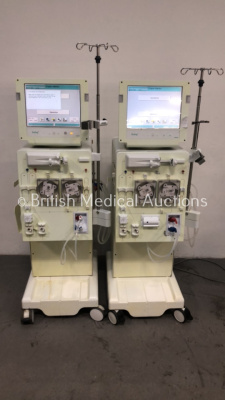 2 x B.Braun Dialog + Dialysis Machines Software Version 8.28 Running Hours 43747 / 48691 (Both Power Up) * SN 91719 / 30326 *