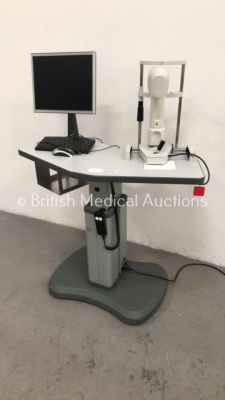 MedMont Corneal Topographer System on Table with PC Monitor - 2