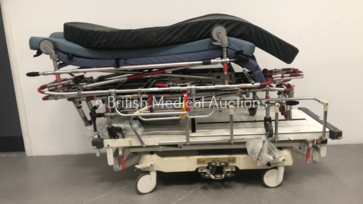 1 x Huntleigh Lifeguard Patient Trolley and 2 x Ferno Lift - Easy Ambulance Stretchers