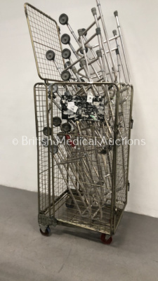 Cage of 13 Zimmer Frames (Cage Not Included)