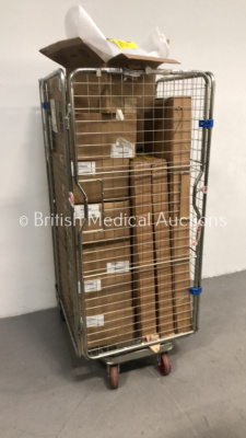 Mixed Cage Including Westfield SupaWrap Green, Westfield SupaWrap White and GE Healthcare Short Cable Management Arms for Anaesthesia Machines (Cage Not Included)