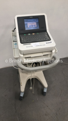 Philips PageWriter TC30 ECG Machine on Stand with 10 Lead ECG Leads (Powers Up) *S/N US011004060*