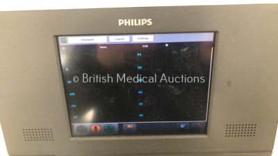 Philips PageWriter TC30 ECG Machine on Stand with 10 Lead ECG Leads (Powers Up) *S/N US011004060* - 3