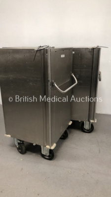 3 x Stainless Steel Transport Trolleys *S/N NA* - 2