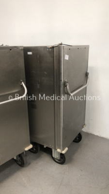 3 x Stainless Steel Transport Trolleys *S/N NA* - 3