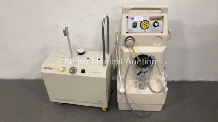 1 x OxyLitre High Suction Mobile Suction Unit and 1 x Eschmann VP45 Suction Unit (Both Power Up) *S/N FS00702048*