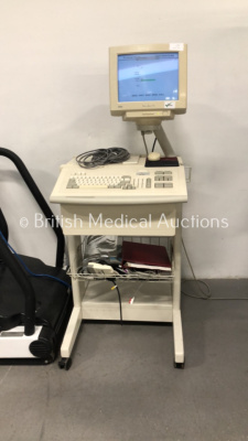 Cambridge Heart Stress Test Machine with Full Vision Treadmill and 10 Lead ECG Leads (Powers Up) *FS0718495* - 2