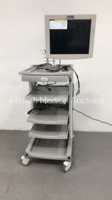 Storz Stack Trolley with Storz Monitor