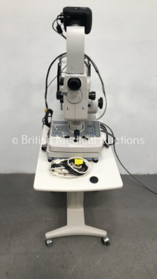 TopCon TRC-50EX Retinal Camera with Fujifilm FinePix Camera on Motorized Table (Powers Up) *S/N 137999*