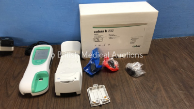 Roche Cobas h 232 Hand Held Cardiovascular Analyzer Unit with Base Unit, 1 x AC Power Supply and Spare Battery Cover (Powers Up in Superb Condition) *KQ0122912 / UUOOO10797* *H*