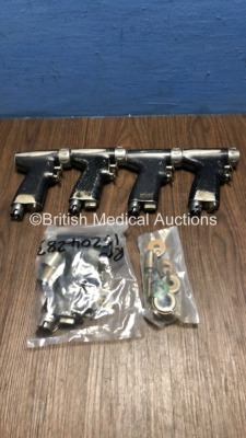 5 x deSoutter Medical MPX-500 Handpieces (1 x Spares and Repairs)