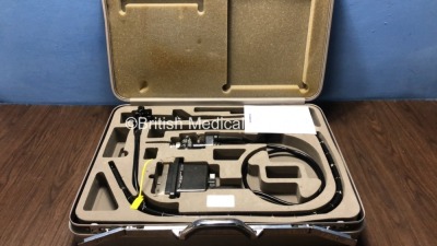 Olympus GF Type UCT-240-AL5 Ultrasonic Gastroscope in Case *S/N 100005 Mfd-2001* *Engineers Report: Optical System- Ok, Angulation- Not Reaching Specification, To be Adjusted , Insertion Tube- Ok, Light Transmission- Ok, Channels*