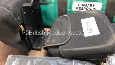 Mixed Lot Including 1 x Oxygen Bottle Carry Bag, Medtronic Monitor/Defibrillator Carry Bag and Medtronic Pouches - 3