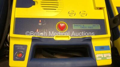 3 x Cardiac Science Powerheart AED G3 Automated External Defibrillators with Carry Cases (All Power Up with Stock Battery - Batteries Not Included) *4109982 / 4109971 / 4412693* - 3