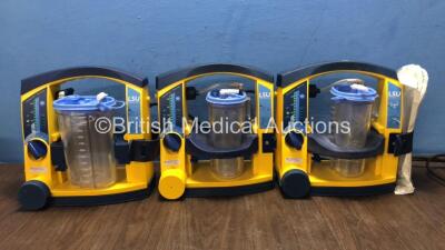 3 x LSU Suction Units with 3 x Cups and Lids (All Power Up) *78241468796 / 78391360331 / 78180959687*