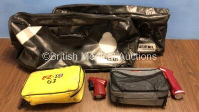 Job Lot Including 1 x Vidacare EZ-I Power Driver LiS in Case 1 x Vidacare EZ-10 G3 Power Driver in Case and 2 x Rescue Kit Bags