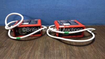 2 x Smith paraPAC 200D MRI Compatible Ventilators with 3 x Hoses *0803282 / 1101155*