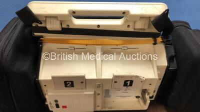 Medtronic Lifepak 12 Biphasic Defibrillator / Monitor with Screen Protector, Paddle Lead, 1 x Battery and CO2 Option *Mfd 2009* (Powers Up) *37628597* - 3