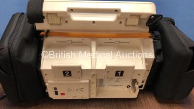 Medtronic /Physio Control Lifepak 12 Biphasic Defibrillator / Monitor with Screen Protector, Paddle Lead, 1 x Battery and CO2 Option *Mfd 2009* (Powers Up) *37797951*# - 4