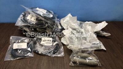 Large Quantity of Physio Control Paddles Leads and Medimax NIBP Hoses