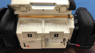 Medtronic Lifepak 12 Biphasic Defibrillator / Monitor with Screen Protector, ECG, Paddle, NIBP and SpO2 Leads, MTCDP-H5 Module, 1 x Battery and CO2 Option *Mfd 2009* (Powers Up) *37628611* - 6
