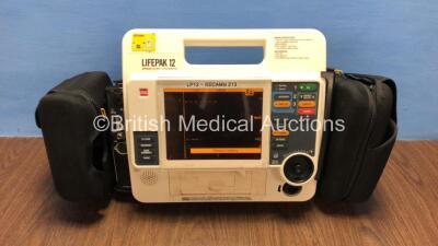 Medtronic Lifepak 12 Biphasic Defibrillator / Monitor with Screen Protector *Mfd 2009* (Powers Up with Stock Battery - Not Included) *37808478*
