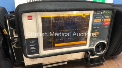 Medtronic Lifepak 12 Biphasic Defibrillator / Monitor with Screen Protector *Mfd 2009* (Powers Up with Stock Battery - Not Included) *37808475* - 2