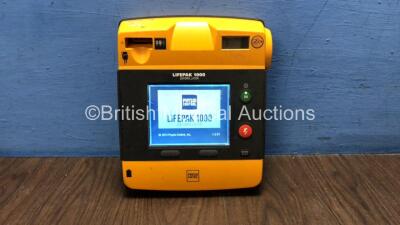 Physio Control Lifepak 1000 Defibrillator with Battery (Powers Up)