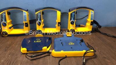 3 x LSU Suction Units (All Power Up, 2 with Damage-See Photos) 1 x Laerdal LSU Ref 782600 Wall Bracket, 1 x Laerdal 782200 Wall Bracket *78111971342 / 78280560297 / 78261469306 / 785204 / 78290814101*