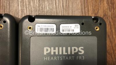 2 x Philips HeartStart FR3 Defibrillators with Set Up Guides and Boxed (Untested Due to No Batteries) *C - 3
