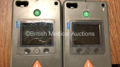 2 x Philips HeartStart FR3 Defibrillators with Set Up Guides and Boxed (Untested Due to No Batteries) *C - 2