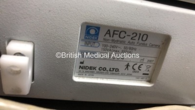 Nidek AFC-210 Non-Mydriatic Auto Fundus Camera *S/N 121004* **Mfd 2007** (Powers Up) - 5