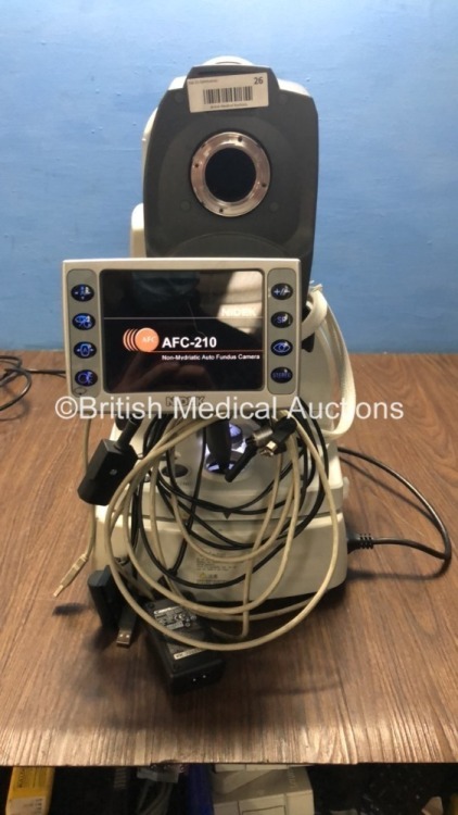 Nidek AFC-210 Non-Mydriatic Auto Fundus Camera *S/N 140398* **Mfd 2008** (Powers Up)