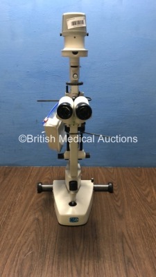 CSO SL990-5X Slit Lamp with 2 x 12,5x Eyepieces (Unable to Power Test Due to No Power Supply) *S/N 08110084*