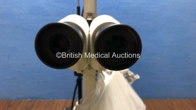 CSO SL990-5X Slit Lamp with 2 x Eyepieces (Unable to Power Test Due to No Power Supply) *S/N 0204065* - 3