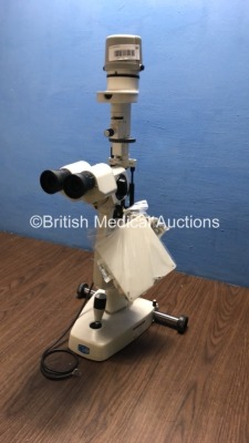 CSO SL990-5X Slit Lamp with 2 x Eyepieces (Unable to Power Test Due to No Power Supply) *S/N 0204065* - 4