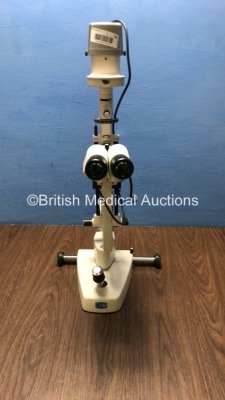 CSO SL990-5X Slit Lamp with 2 x Eyepieces (Unable to Power Test Due to No Power Supply) *S/N 04120208*