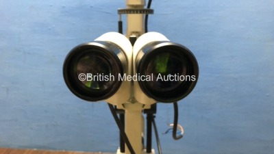 CSO SL990-5X Slit Lamp with 2 x Eyepieces (Unable to Power Test Due to No Power Supply) *S/N 04120208* - 3