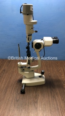 CSO SL990-5X Slit Lamp with 2 x Eyepieces (Unable to Power Test Due to No Power Supply) *S/N 04120208* - 4