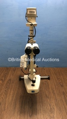 CSO SL990 Type 5x Slit Lamp with 2 x Eyepieces (Unable to Power Test Due to No Power Supply) *S/N 03070131*